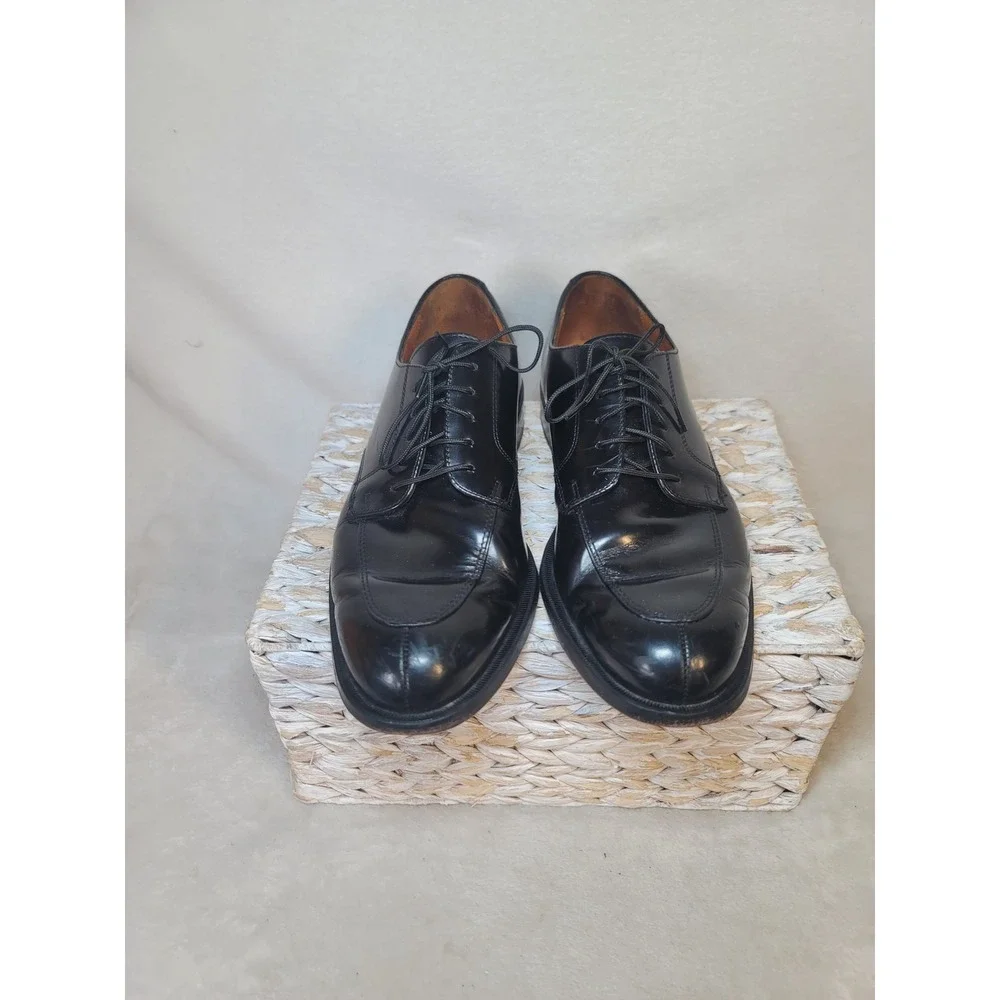 Cole Haan Black Leather Split Toe Derby Dress Shoes Career Oxford Size 9D Formal